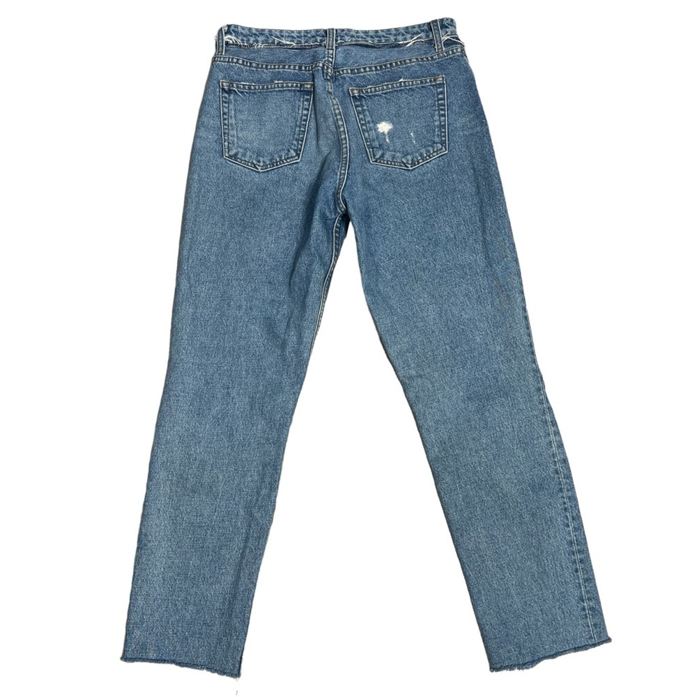 Reformation CBK cigarette straight leg jeans size 28 cropped vintage distressed - Picture 6 of 11